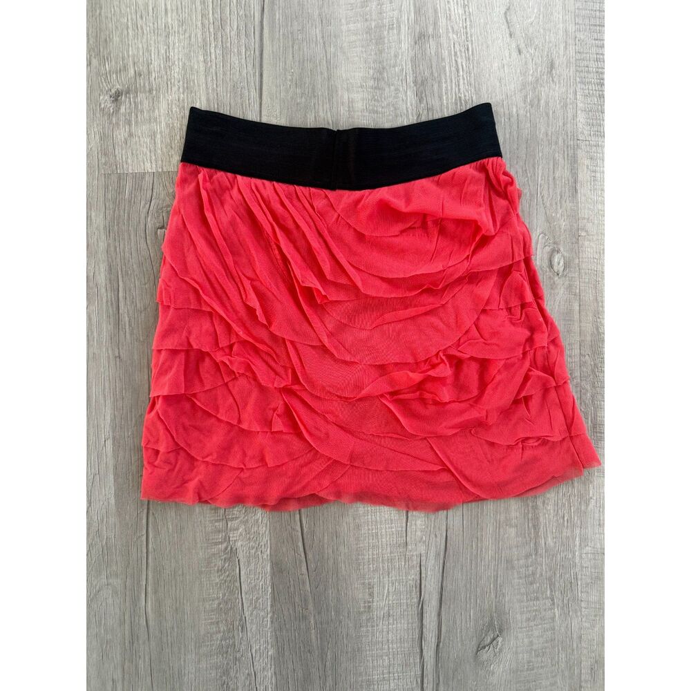 Express medium tiered layered mini skirt
